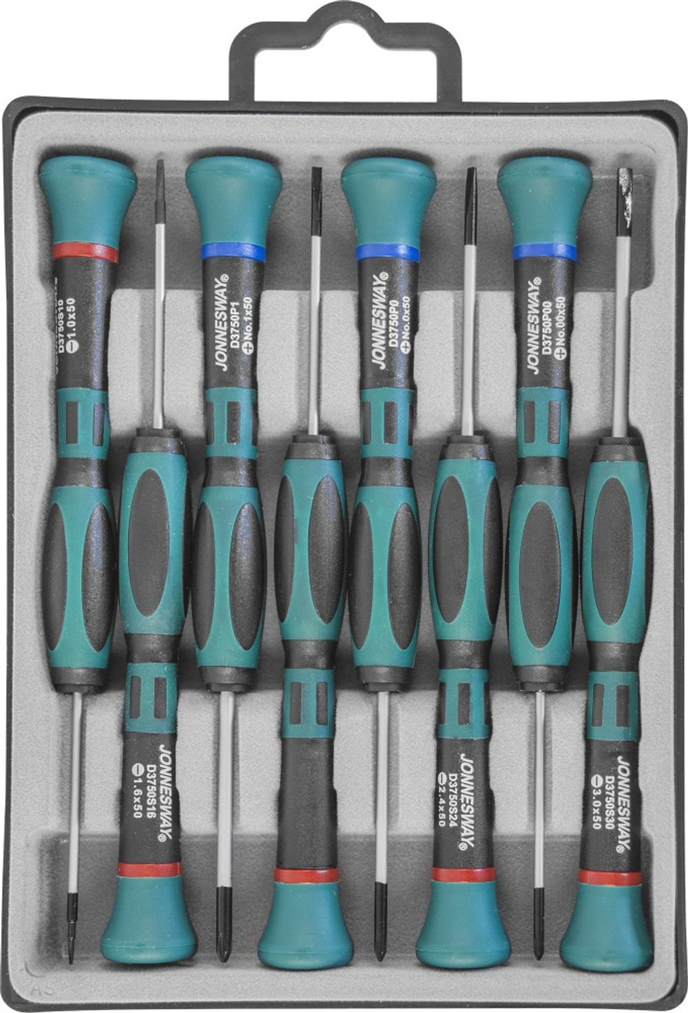Набор отвёрток для точной механики 50 мм Jonnesway D3750P08S
