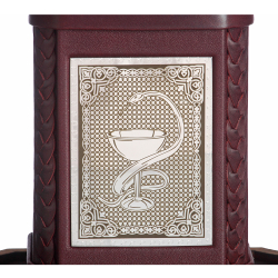 Графин «Медику-3» с накладкой покрытой никелем