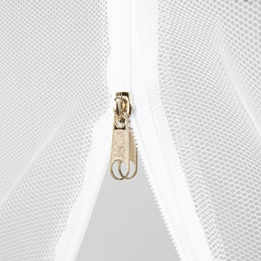 Стенка для садового тента Green Glade 1,95х2,95м полиэстер с москитной сеткой синяя