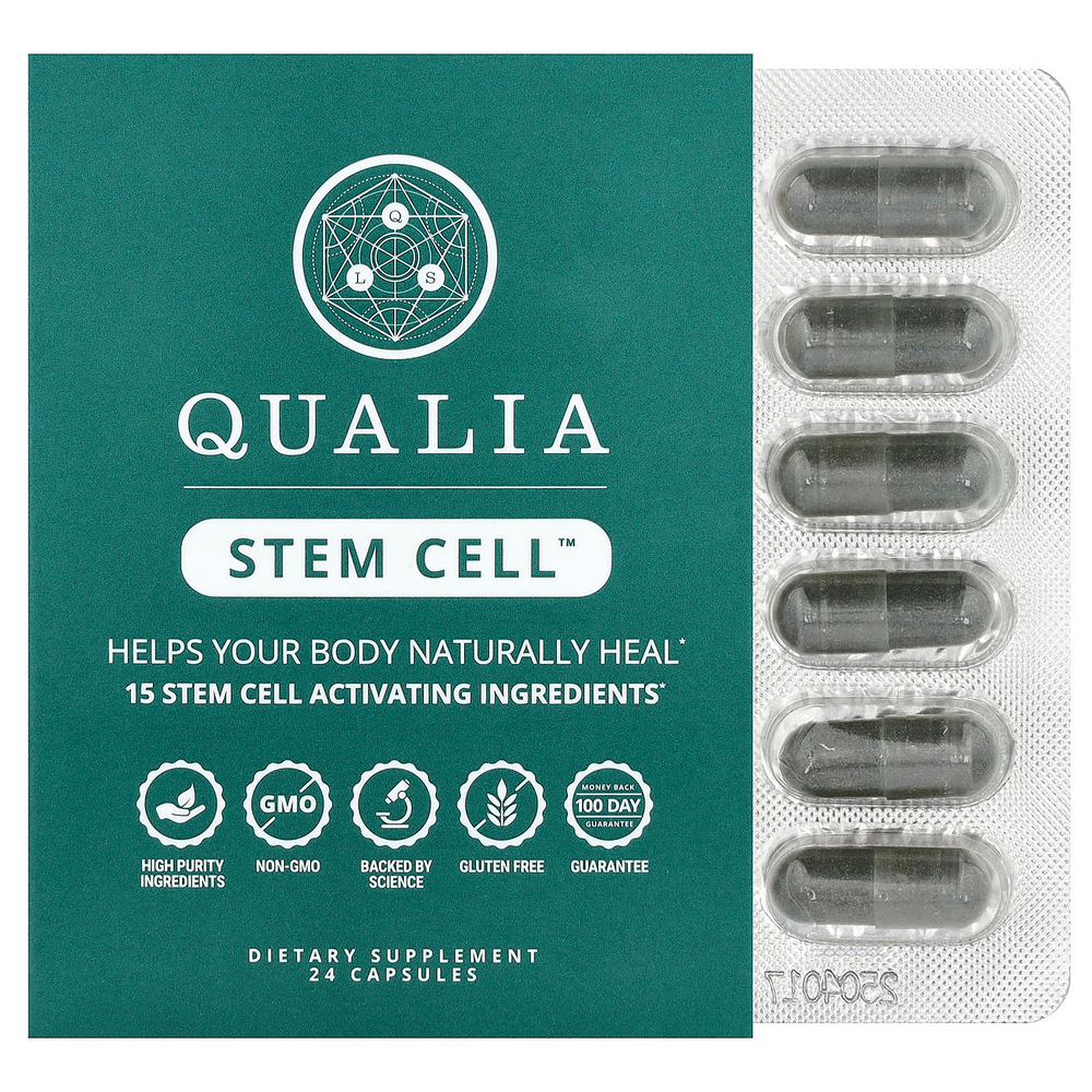 Qualia, Stem Cell™, 24 капсулы