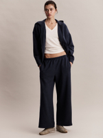 Худи Berni Zip Sweater in Midnight Blue