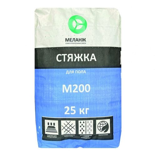 Стяжка для пола Меланж М200 базовая 25 кг