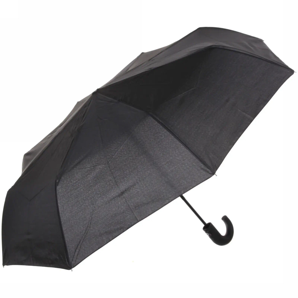 Зонт мужской автомат «Ultramarine - Эстет», цвет черный, ручка крючок, d98см