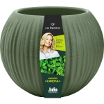 Кашпо для цветов пластиковое 0,3л d-12см «Сфера Мини» Тёплая хвоя
