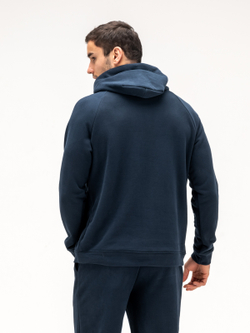 Костюм мужской спортивный (без начеса) Темно синий