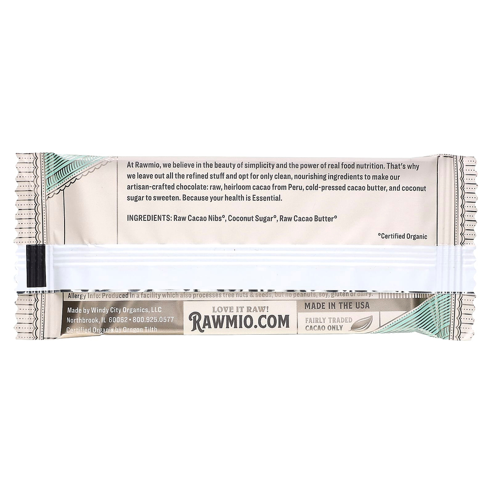Rawmio, Essential Bar, органический необработанный шоколад, 70% какао, оригинальный, 30 г (1,1 унции)