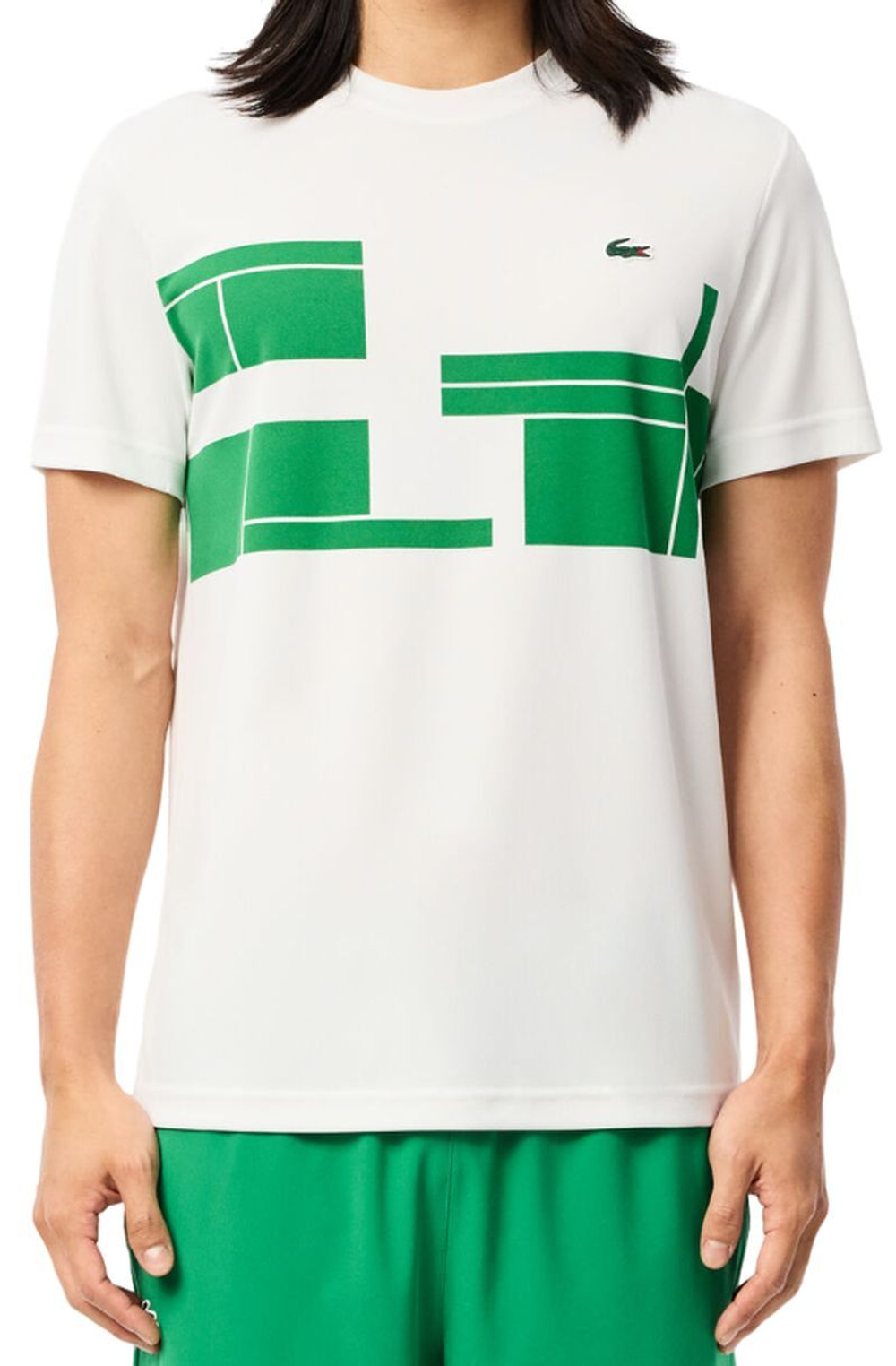 Теннисная футболка Lacoste Tennis x Novak Djokovic - White