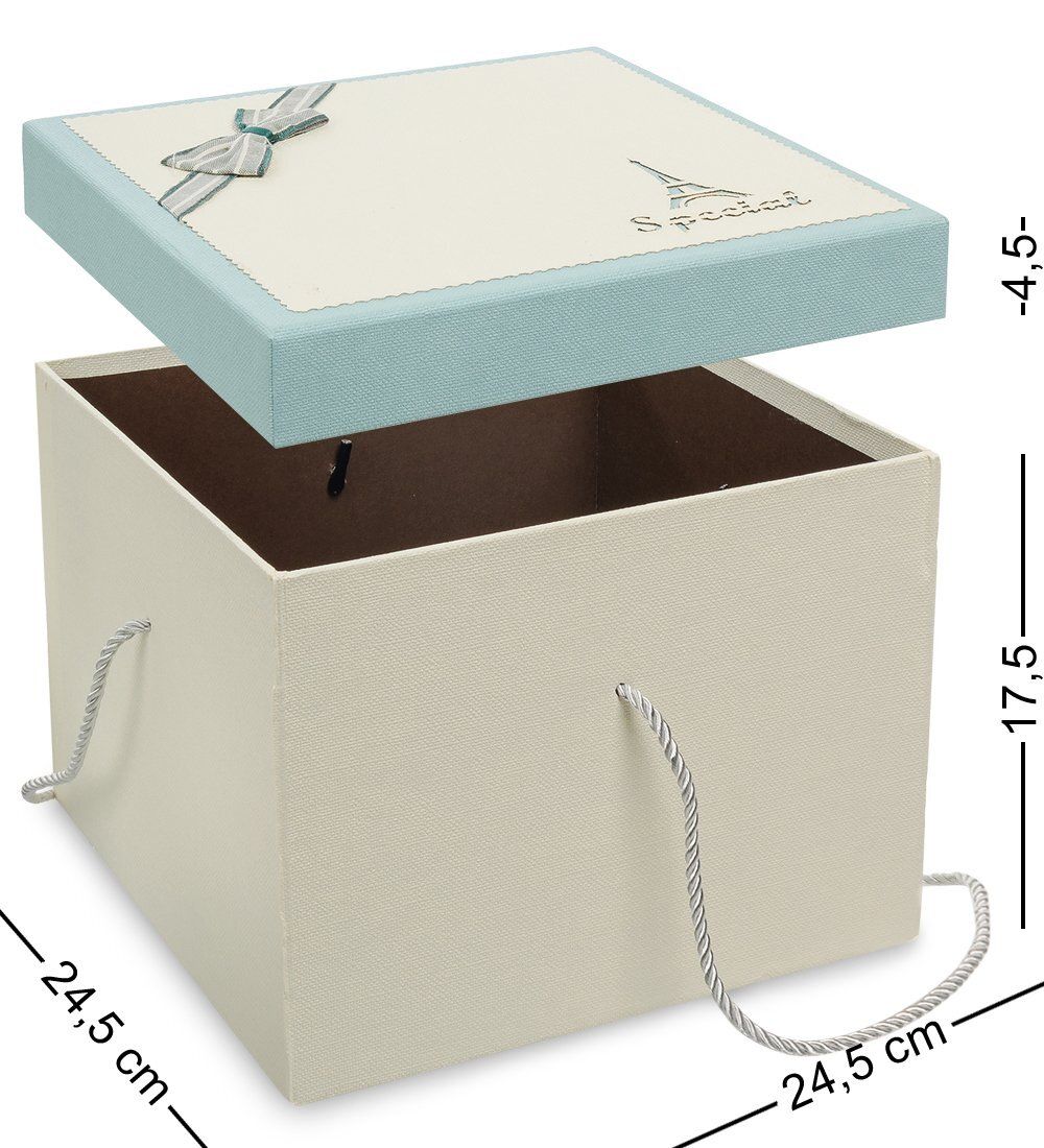 Packing Symphony WF-83-B Набор коробок из 3шт «Квадрат» цв.беж./голуб.