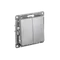 Выключатель 2-кл. СП AtlasDesign 10А IP20 (сх. 5) 10AX механизм алюм. SE ATN000351