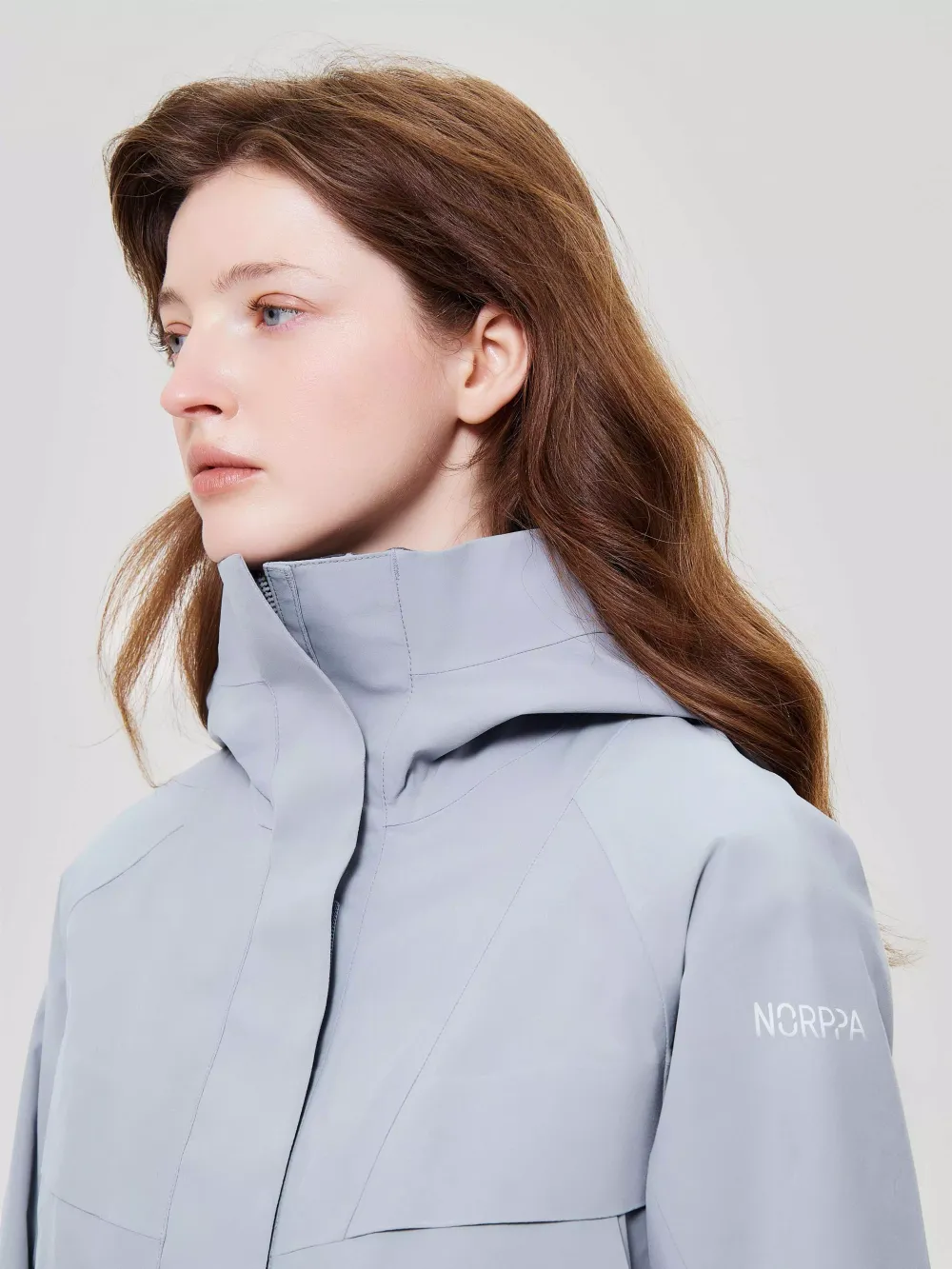 Парка женская ИША (ISHA) NORPPA голубая глина