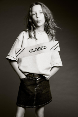 ZARA ДЖИНСОВАЯ ЮБКА, СИНИЙ