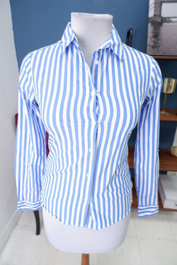 Рубашка Твоё в полоску 42 размер