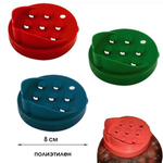 Крышка для слива на банку D=80мм цвет в ассортименте