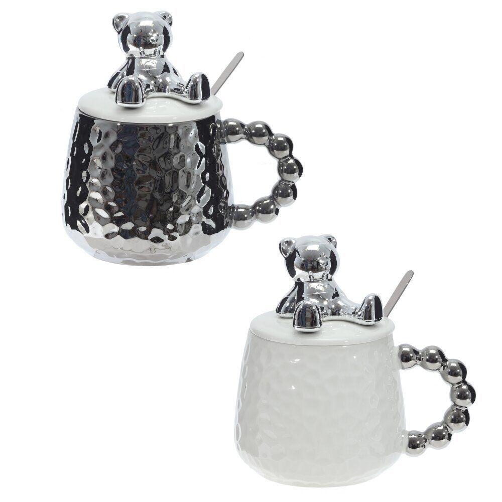 GAEM Кружка с крышкой и ложкой, 400 мл, L14 W10 H14 см, 2в.