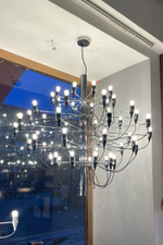 Pendant design lamp 2097 by Flos (Gold)