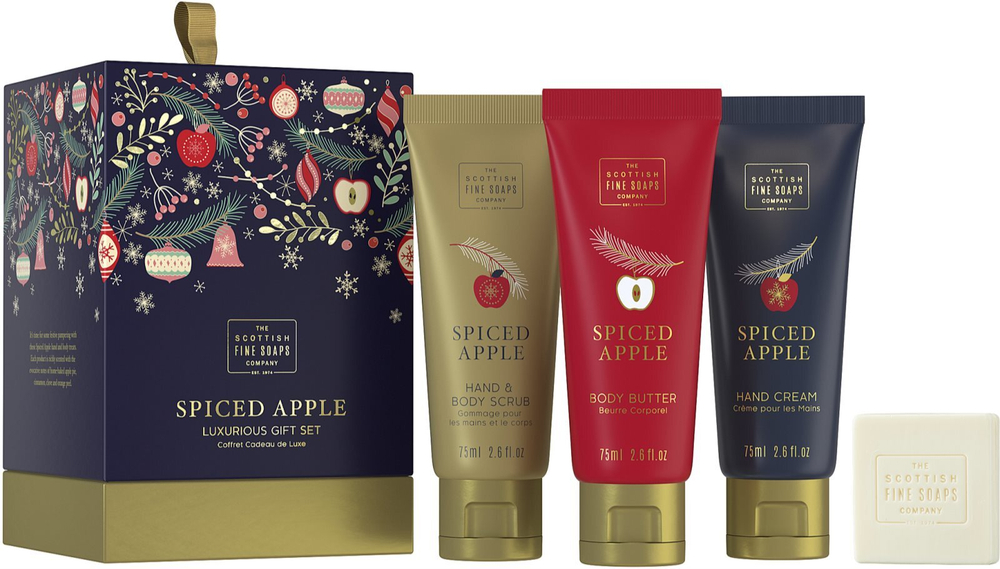 Scottish Fine Soaps Spiced Apple Luxurious Gift Set - подарочный набор /   / GTIN 5016365042505