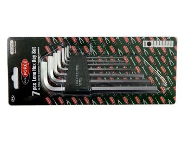 Набор ключей Г-образных 6-гранных длинных 7пр.(2.5, 3-6, 8, 10мм) в пластиковом держателе RockForce##Rock FORCE RF-5072L