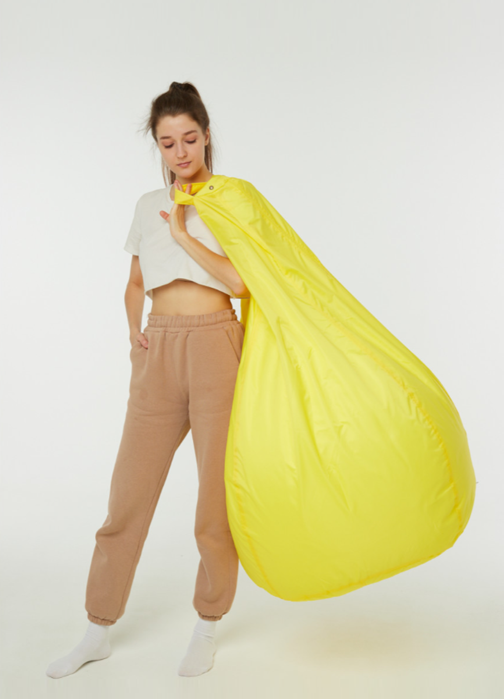 Кресло-мешок Классик, однотонное, ткань Оксфорд