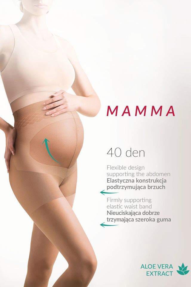 Колготки для беременных телесные 40 den