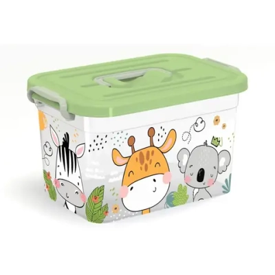 Контейнер для хранения Giraffix 15л (прозрачный) (комплект 8 шт)