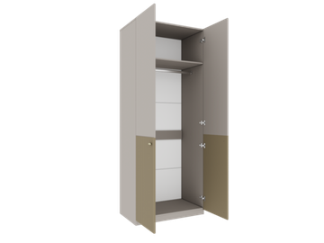 Сан-Ремо ПМ- 414.08 Шкаф для одежды Риалит софт, Кашемир