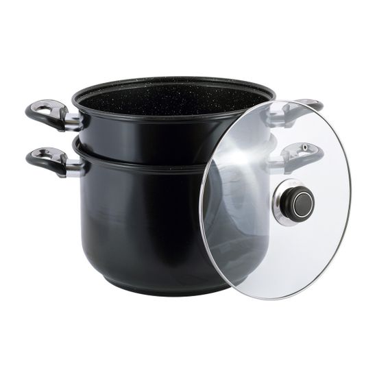 Пароварка одноуровневая из углеродистой стали Kamille KM 5831 (диаметр 26 см, объем 10 л.)