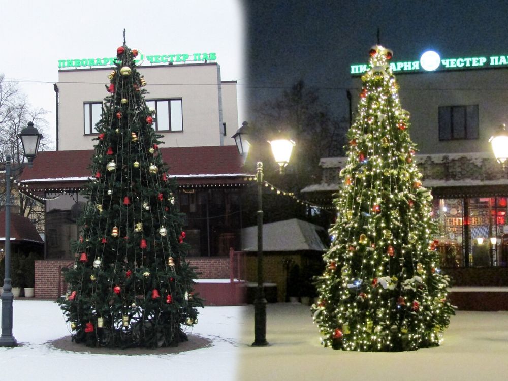 Уличная елка каркасная "Евро-2" (пвх) от 4 до 30 м