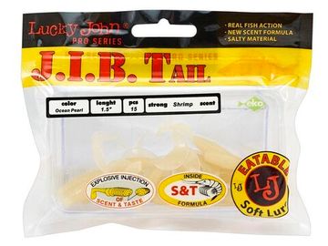 Твистеры съедобные LJ Pro Series J.I.B TAIL 1.5in (3,8 см), цв. 033, 15 шт.