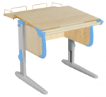 Растущая парта Дэми СУТ 24 с задней полкой СУТ.14.210 (750×880 мм)