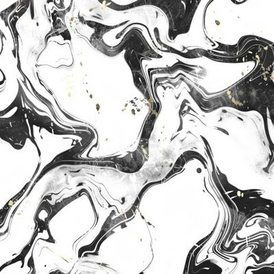 Мраморный абстрактный принт с золотом.