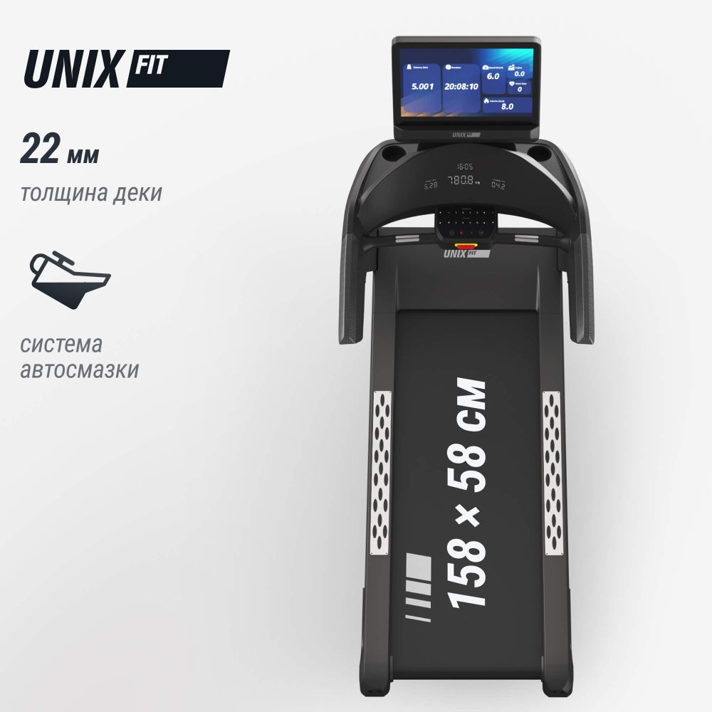 Беговая дорожка UNIX Fit T-1350 PRO (25" TFT)