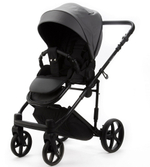 Детская коляска Adamex Zico Deluxe New 2 в 1 ZN-SA04 СЕРАЯ КОЖА