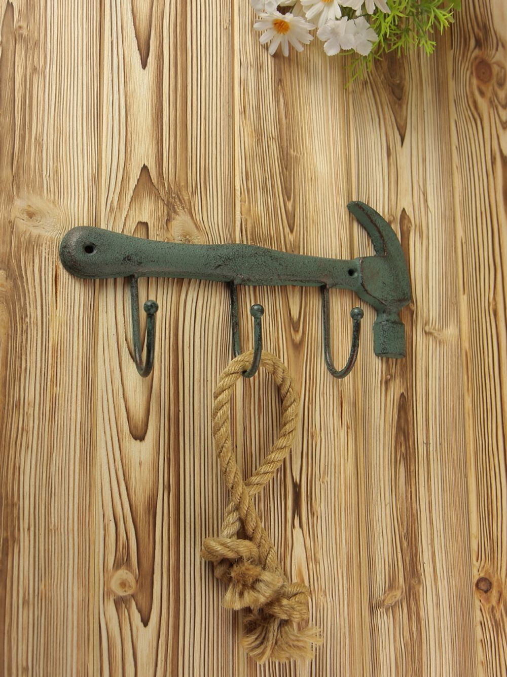 Iron Garden Вешалка настенная Молоток, 3 крючка