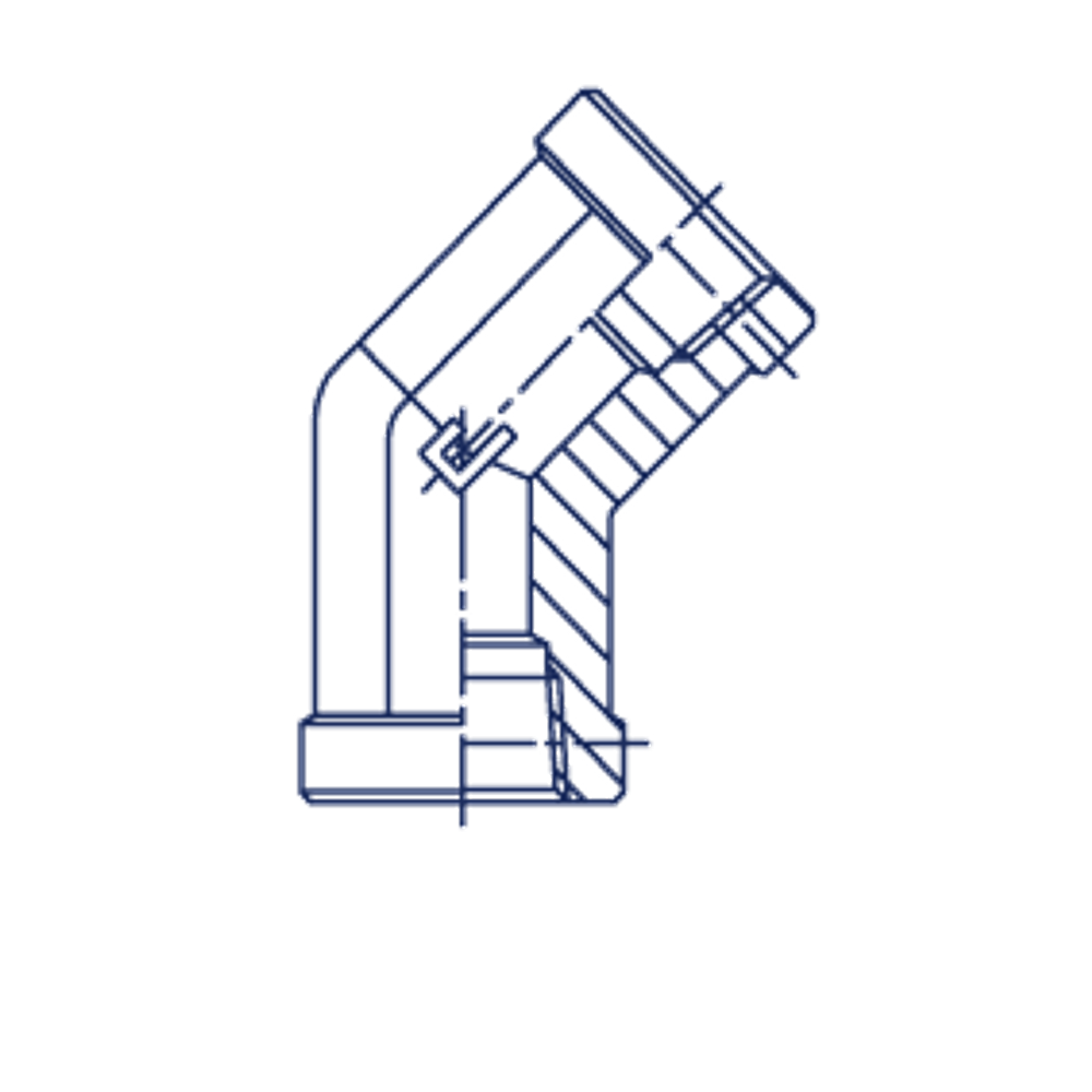 Штуцер FSC45 NPT 1/4 - NPT 1/4
