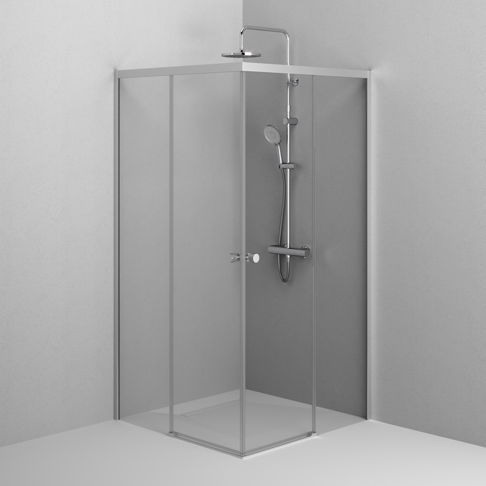 Душевое ограждение 100x100 см, без поддона AM.PM X-Joy W94G-403-100100-MT1K