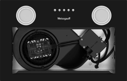 Кухонная встраиваемая вытяжка Weissgauff BOX 456 Black