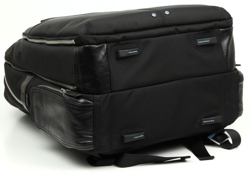 Рюкзак Piquadro Link черный кожа и ткань (CA1813LK/N)