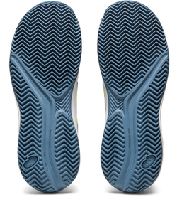 детские Кроссовки теннисные Asics Gel-Resolution 9 GS Clay - steel blue/hazard green