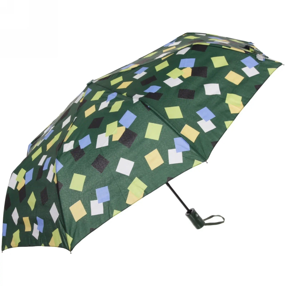 Зонт женский полуавтомат «Ultramarine - Геометрия», микс 6 цветов, 8 спиц, d-100см, длина в слож. виде 68см