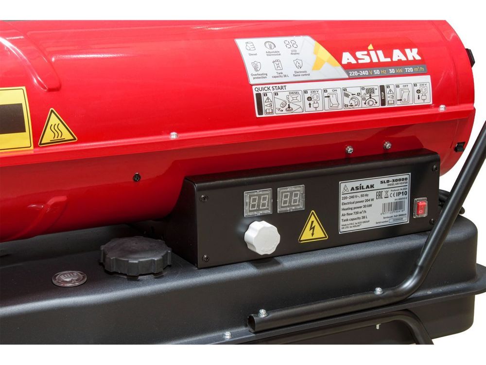Нагреватель воздуха дизельная ASILAK SLD-30000 прямой нагрев