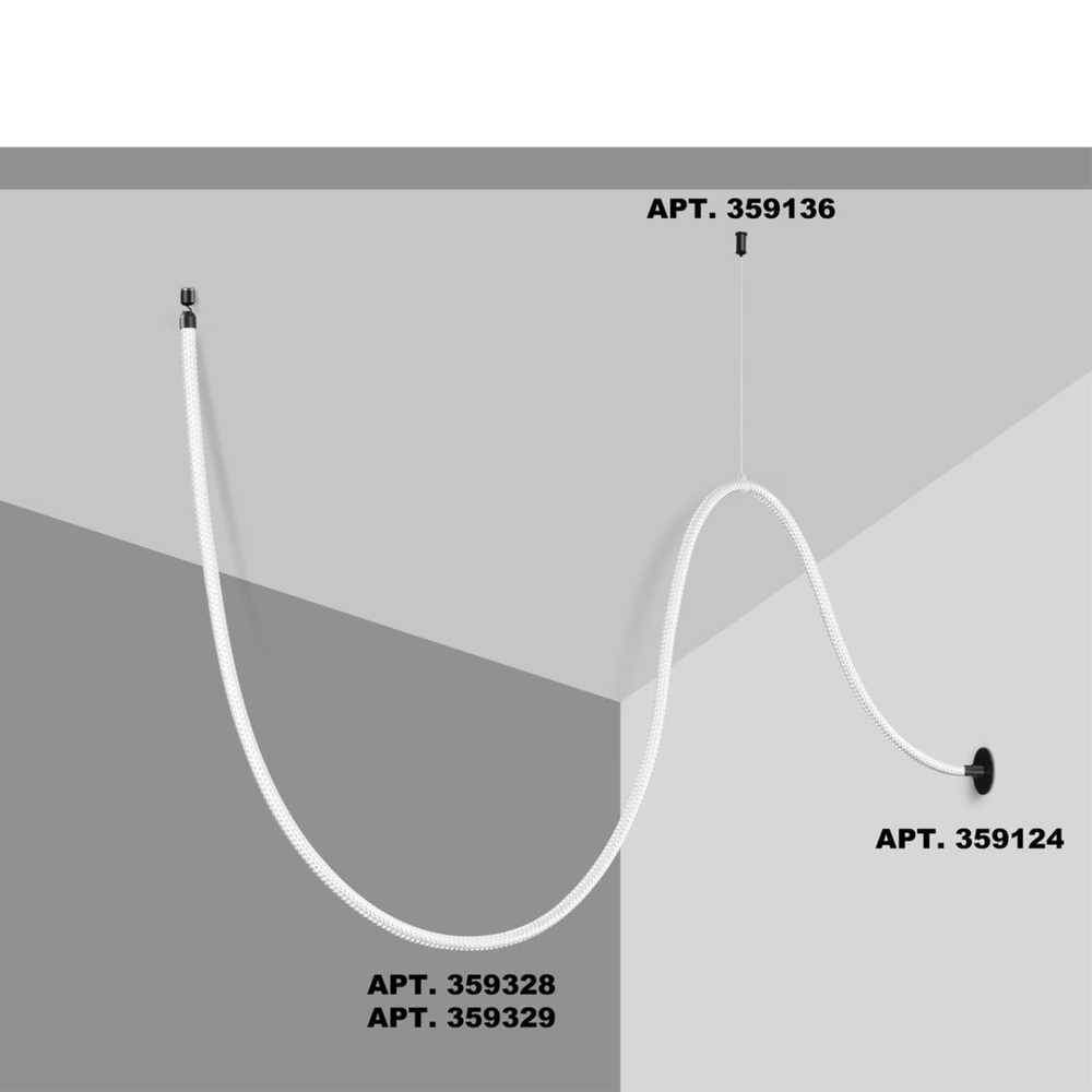 359328 KONST NT24 066 черный Светильник светодиодный IP20 LED 3000K 25W 170-265V 2420Лм RAMO