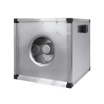 Квадратный канальный вентилятор TMB 560T с назад загнутыми лопатками (Sysimple)
