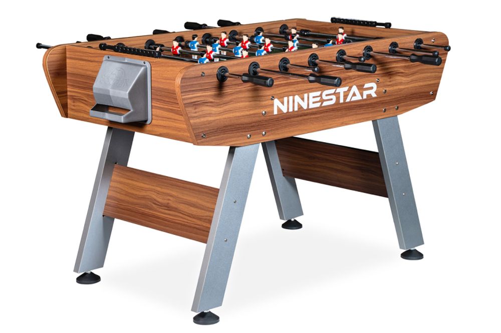 Игровой стол - футбол &quot;PlayOff&quot; (140х73х88см) коричнево-серый