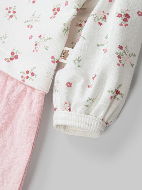 Платье с хлопковой юбкой 