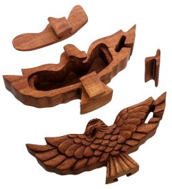 61-017 Шкатулка с секретом «Орел»