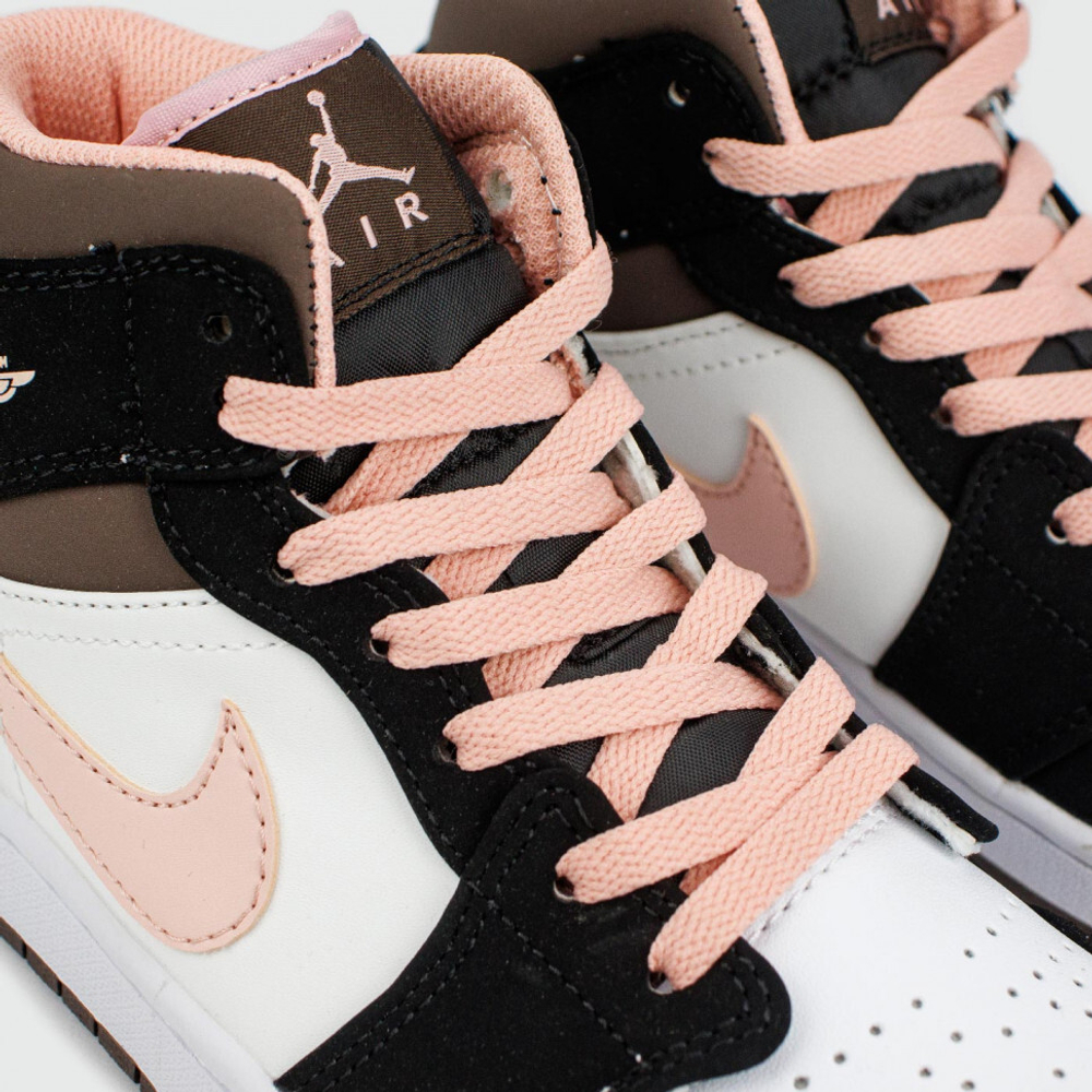 кроссовки Air Jordan 1 Mid Peach Mocha Wmns