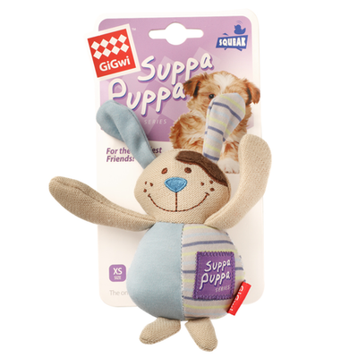 85024 Игрушка для маленьких собак собачка с пищалкой 15 см, серия suppa puppa, gigwi