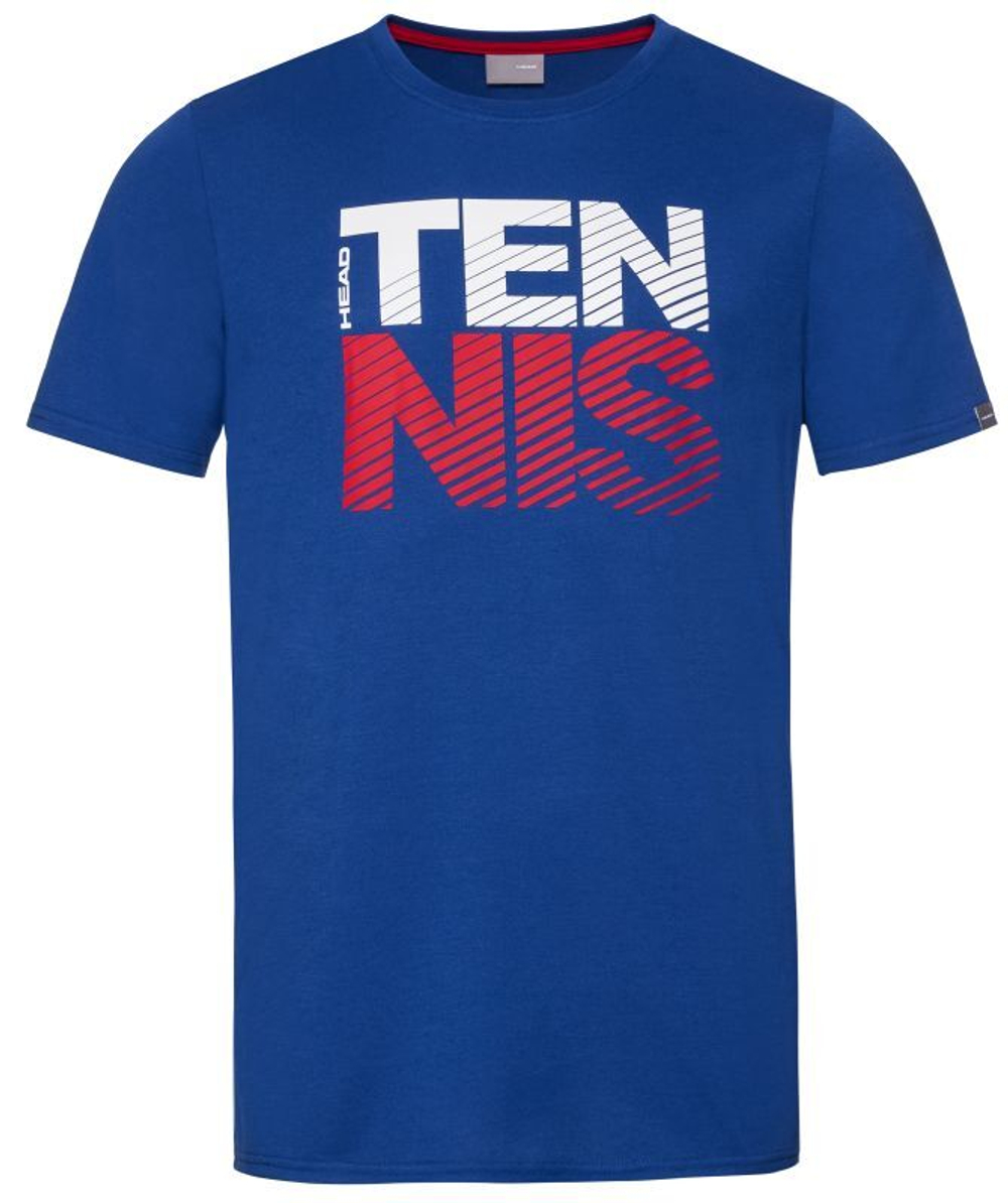 Футболка мужская теннисная Head Club Chris T-Shirt M - royal blue
