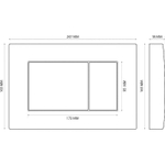 Комплект унитаза BelBagno Uno BB3105CHR/SC с инсталляцией Berges Atom 410 040332 с сиденьем Микролифт и Черной матовой клавишей смыва