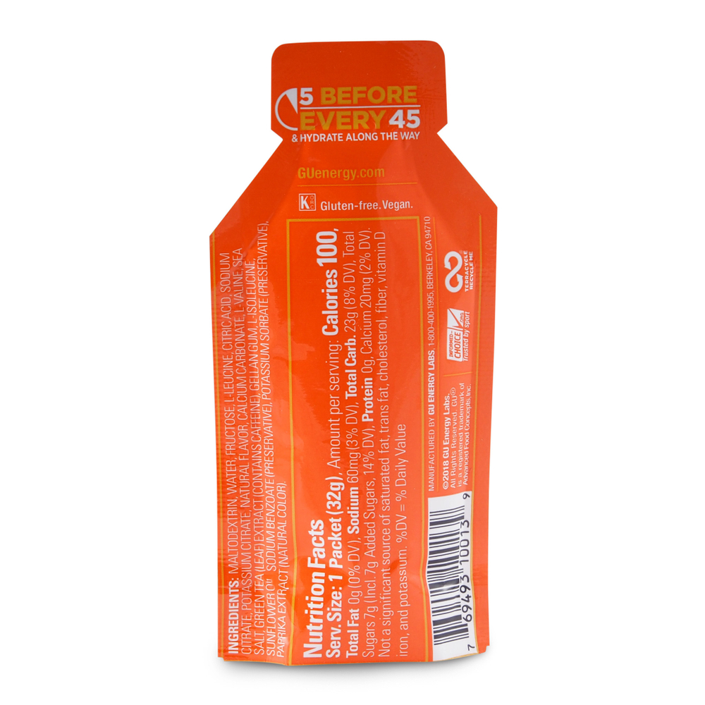 Гель энергетический GU ENERGY GEL (апельсин-мандарин), 32г 4шт